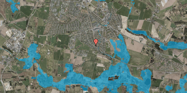 Oversvømmelsesrisiko fra vandløb på Fasanvej 3, 3660 Stenløse