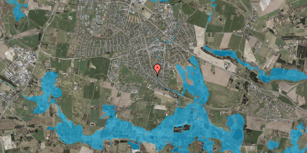 Oversvømmelsesrisiko fra vandløb på Glentevej 4, 3660 Stenløse