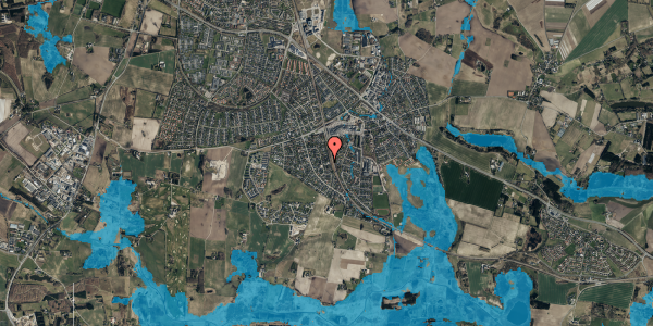 Oversvømmelsesrisiko fra vandløb på Gulspurvevej 3, 3660 Stenløse