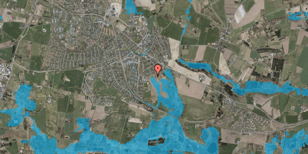 Oversvømmelsesrisiko fra vandløb på Havrevænget 17, 3660 Stenløse