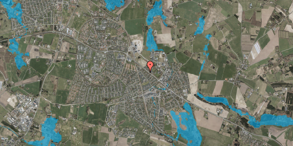 Oversvømmelsesrisiko fra vandløb på Helmersvej 7, 3660 Stenløse