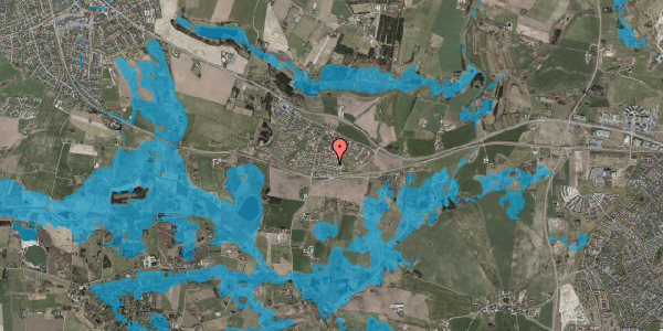 Oversvømmelsesrisiko fra vandløb på Kelsted 145, 3670 Veksø Sjælland