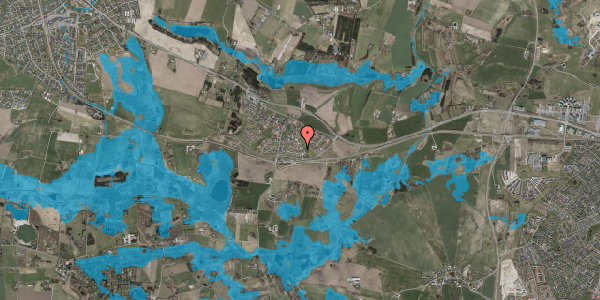 Oversvømmelsesrisiko fra vandløb på Kelsted 201, 3670 Veksø Sjælland