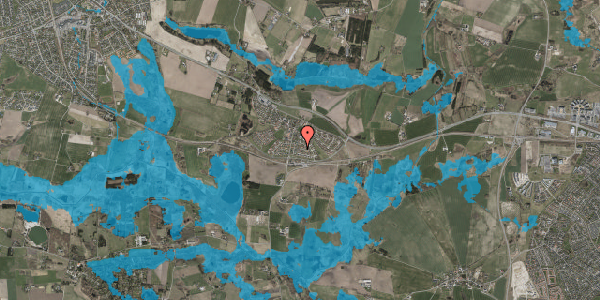 Oversvømmelsesrisiko fra vandløb på Kelsted 213, 3670 Veksø Sjælland