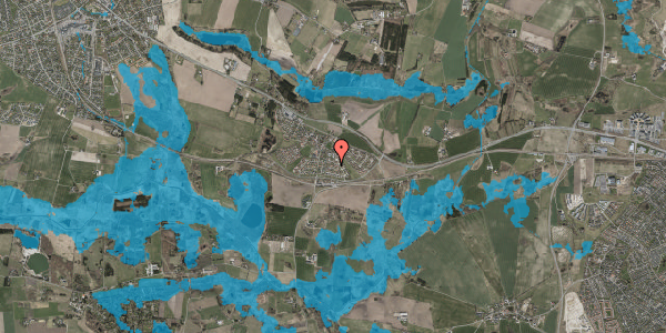 Oversvømmelsesrisiko fra vandløb på Kelsted 223, 3670 Veksø Sjælland