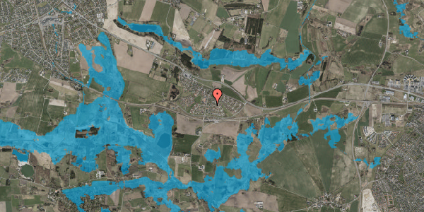 Oversvømmelsesrisiko fra vandløb på Kelsted 311, 3670 Veksø Sjælland