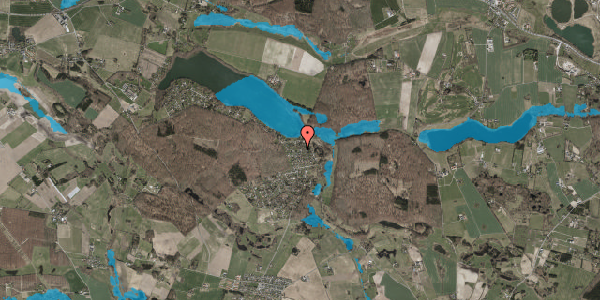 Oversvømmelsesrisiko fra vandløb på Klokkekildevej 63, 3550 Slangerup
