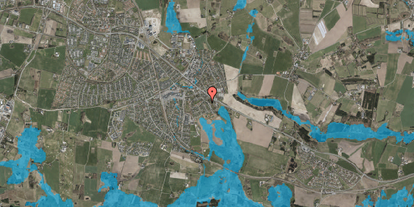 Oversvømmelsesrisiko fra vandløb på Kornvænget 16, 3660 Stenløse