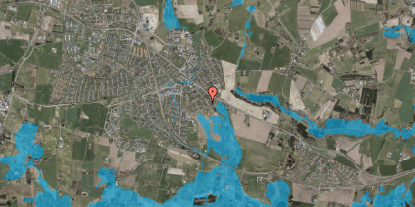 Oversvømmelsesrisiko fra vandløb på Kornvænget 24, 3660 Stenløse