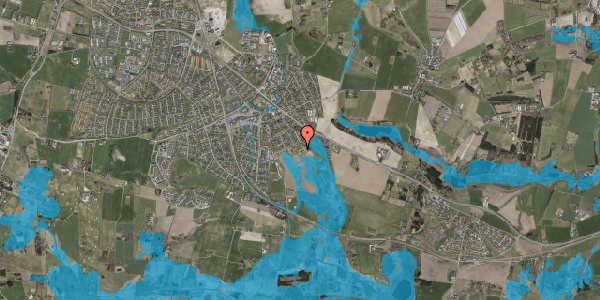 Oversvømmelsesrisiko fra vandløb på Kornvænget 42, 3660 Stenløse