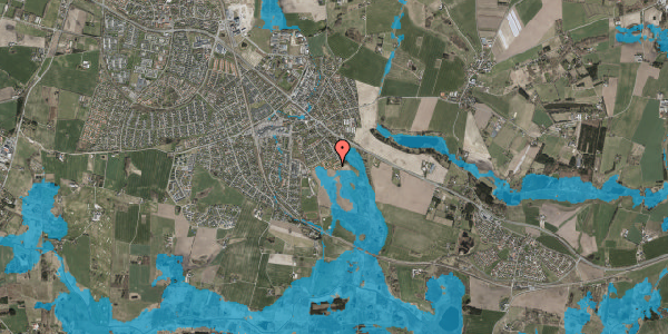 Oversvømmelsesrisiko fra vandløb på Kornvænget 46, 3660 Stenløse