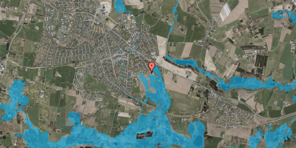 Oversvømmelsesrisiko fra vandløb på Kornvænget 50, 3660 Stenløse