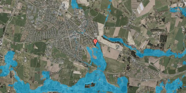 Oversvømmelsesrisiko fra vandløb på Kornvænget 54, 3660 Stenløse