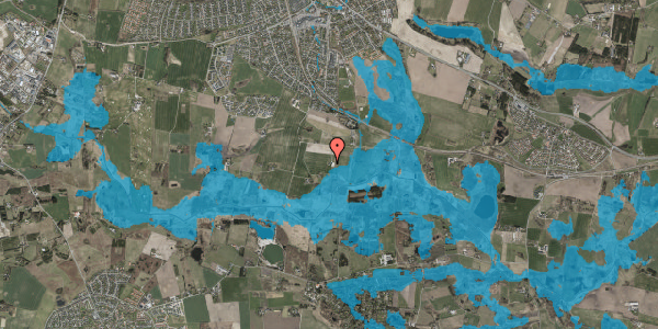 Oversvømmelsesrisiko fra vandløb på Lille Petersborgvej 10, 3660 Stenløse