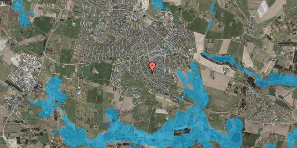 Oversvømmelsesrisiko fra vandløb på Munkevej 1, 3660 Stenløse