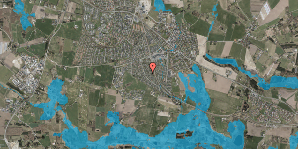 Oversvømmelsesrisiko fra vandløb på Musvitvej 1, 3660 Stenløse