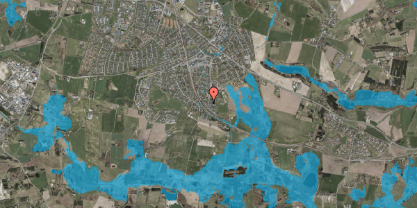 Oversvømmelsesrisiko fra vandløb på Præstegårdsvej 3, 3660 Stenløse