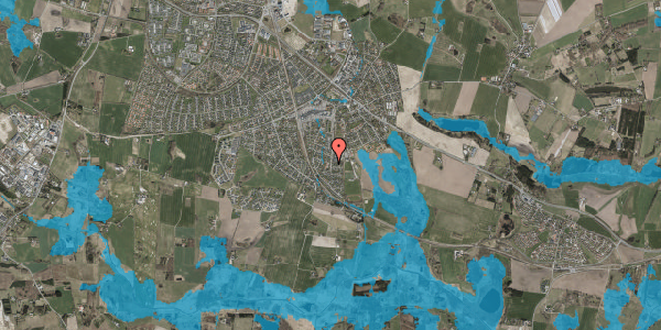 Oversvømmelsesrisiko fra vandløb på Præstegårdsvej 29, 3660 Stenløse