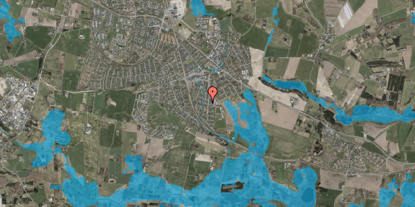 Oversvømmelsesrisiko fra vandløb på Præstegårdsvej 37, 3660 Stenløse