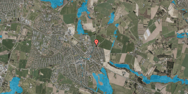 Oversvømmelsesrisiko fra vandløb på Rosendalvej 9, 3660 Stenløse