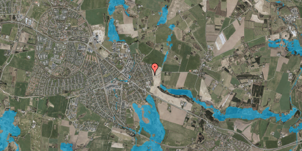 Oversvømmelsesrisiko fra vandløb på Rosenlundvej 1, 3660 Stenløse