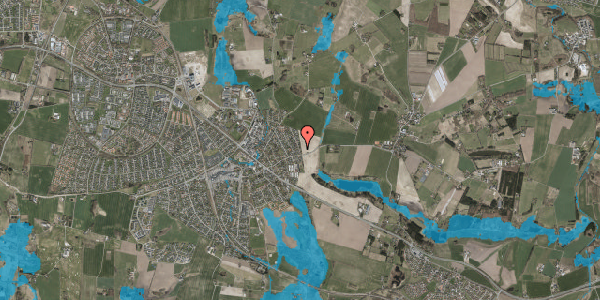Oversvømmelsesrisiko fra vandløb på Rosenlundvej 4, 3660 Stenløse