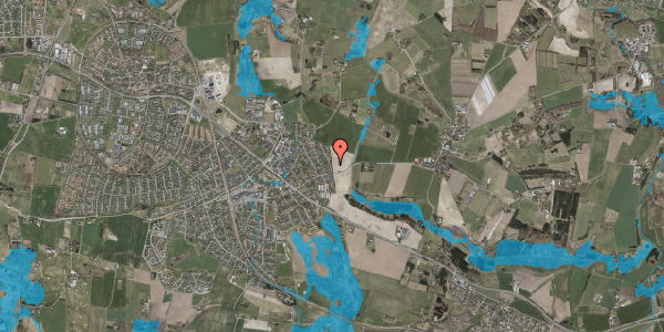 Oversvømmelsesrisiko fra vandløb på Rosenlundvej 6, 3660 Stenløse