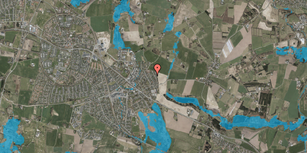 Oversvømmelsesrisiko fra vandløb på Rosenlundvej 17, 3660 Stenløse