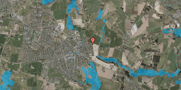 Oversvømmelsesrisiko fra vandløb på Rosenlundvej 21, 3660 Stenløse