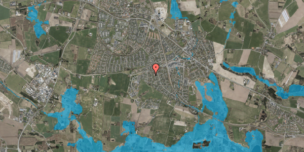 Oversvømmelsesrisiko fra vandløb på Rødkælkevej 17, 3660 Stenløse