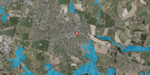 Oversvømmelsesrisiko fra vandløb på Sandalsparken 13, 3660 Stenløse