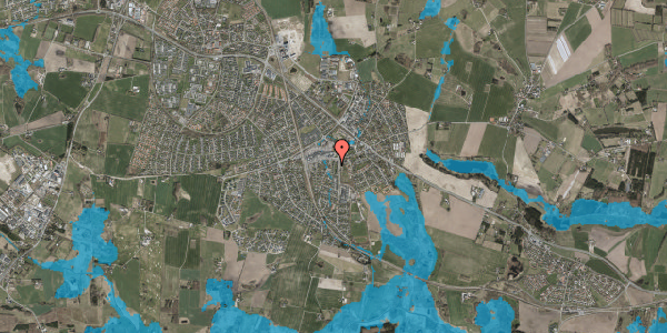 Oversvømmelsesrisiko fra vandløb på Sandalsparken 87, 3660 Stenløse