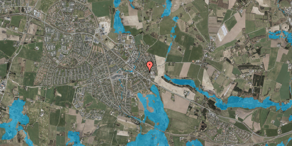 Oversvømmelsesrisiko fra vandløb på Sandbjergvej 9, 3660 Stenløse