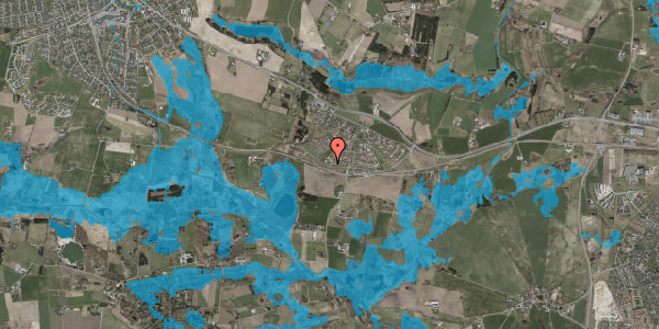 Oversvømmelsesrisiko fra vandløb på Skibsted 111, 3670 Veksø Sjælland