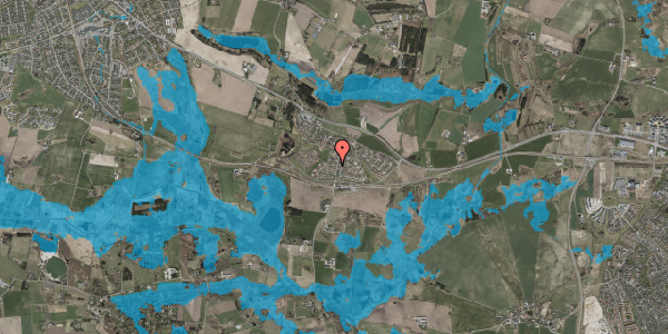 Oversvømmelsesrisiko fra vandløb på Skibsted 310, 3670 Veksø Sjælland