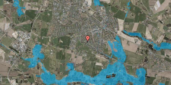 Oversvømmelsesrisiko fra vandløb på Spurvestien 6, 3660 Stenløse
