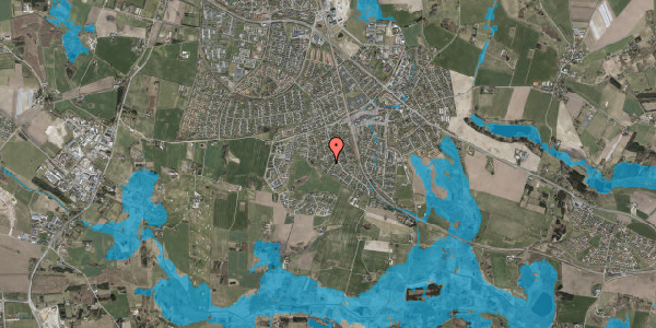 Oversvømmelsesrisiko fra vandløb på Spurvestien 8, 3660 Stenløse
