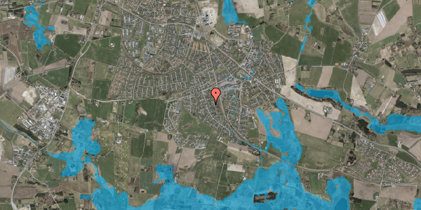 Oversvømmelsesrisiko fra vandløb på Spættevej 6, 3660 Stenløse