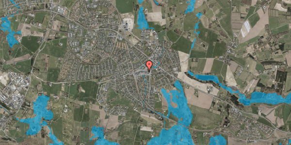 Oversvømmelsesrisiko fra vandløb på Egedal Centret 1, 3660 Stenløse
