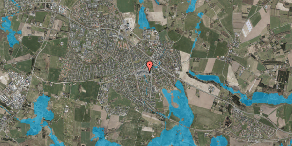 Oversvømmelsesrisiko fra vandløb på Egedal Centret 9, 3660 Stenløse