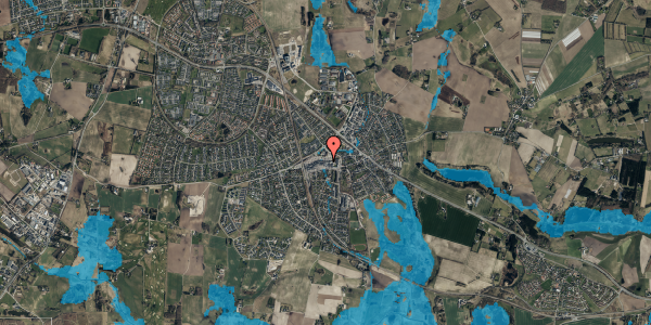 Oversvømmelsesrisiko fra vandløb på Egedal Centret 20, 3660 Stenløse