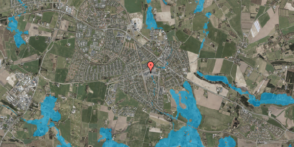 Oversvømmelsesrisiko fra vandløb på Egedal Centret 78, 3660 Stenløse