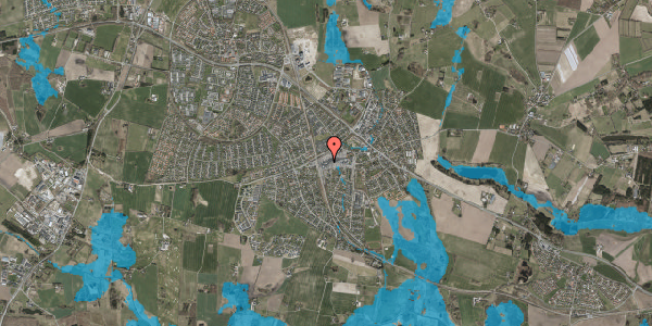 Oversvømmelsesrisiko fra vandløb på Egedal Centret 82, 3660 Stenløse