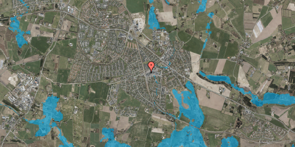 Oversvømmelsesrisiko fra vandløb på Egedal Centret 102, 3660 Stenløse
