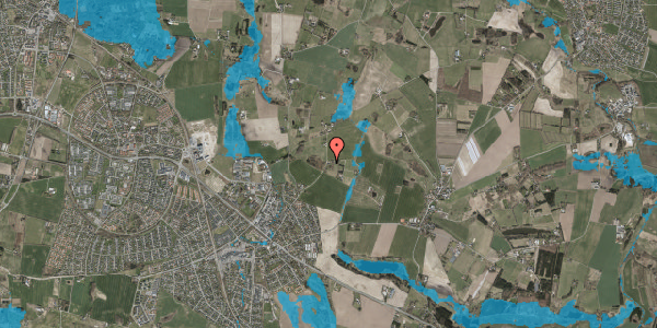 Oversvømmelsesrisiko fra vandløb på Svanekærvej 10, 3660 Stenløse