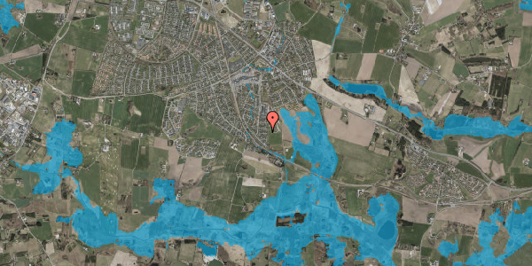 Oversvømmelsesrisiko fra vandløb på Tjørnevej 11, 3660 Stenløse