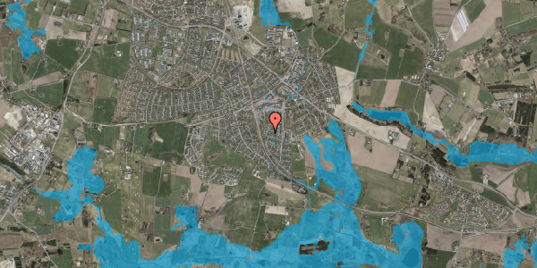 Oversvømmelsesrisiko fra vandløb på Toftholmvej 29, 3660 Stenløse