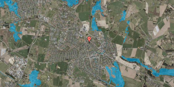 Oversvømmelsesrisiko fra vandløb på Tormodsvej 7, 3660 Stenløse