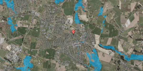 Oversvømmelsesrisiko fra vandløb på Tormodsvej 19, 3660 Stenløse