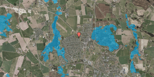 Oversvømmelsesrisiko fra vandløb på Ahornvej 18, 3650 Ølstykke